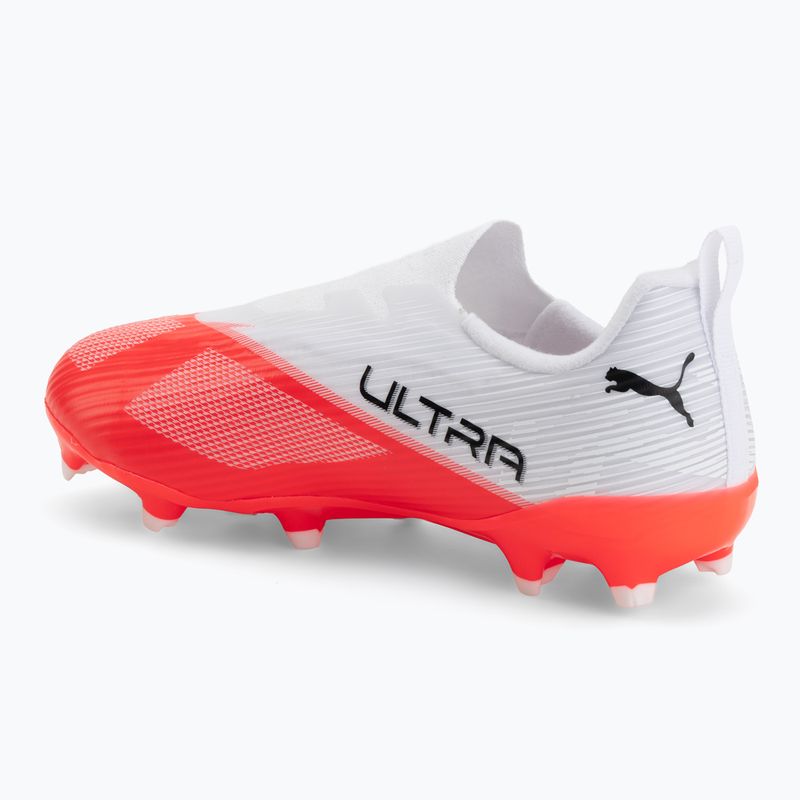 Încălțăminte de fotbal pentru copii PUMA Ultra 7 Match LL FG/AG Jr ultra red/puma black/puma white 3