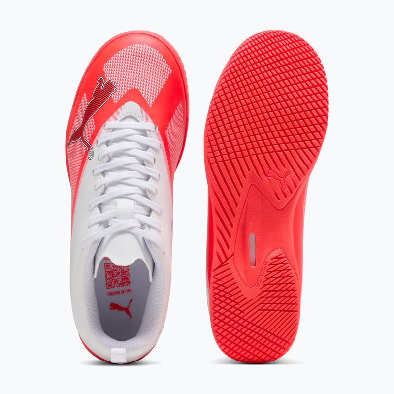 Încălțăminte de fotbal pentru copii Puma Ultra 7 Play IT Jr Ultra Red/Puma Black/Puma White 5