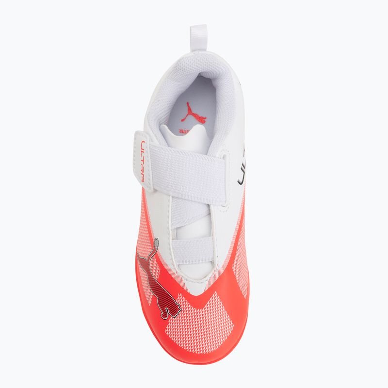 Încălțăminte de fotbal pentru copii PUMA Ultra 7 Play V FG/AG RB Jr ultra red/puma black/puma white 5