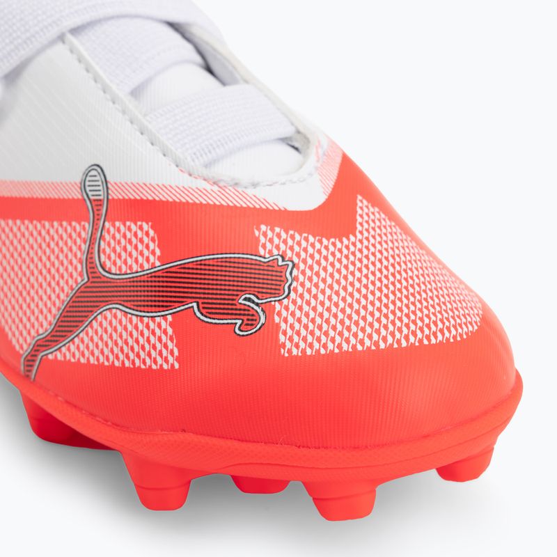 Încălțăminte de fotbal pentru copii PUMA Ultra 7 Play V FG/AG RB Jr ultra red/puma black/puma white 7