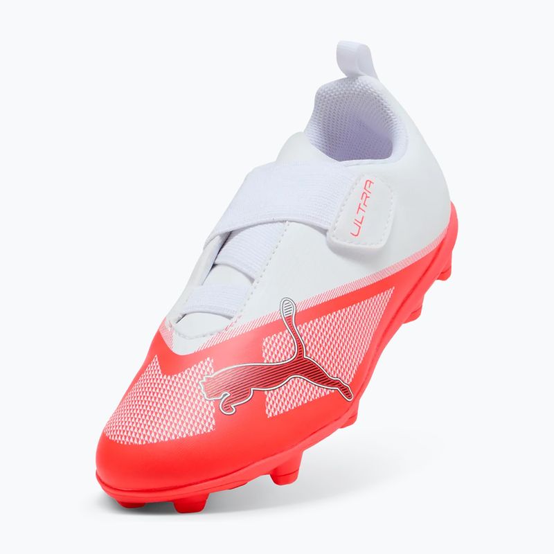 Încălțăminte de fotbal pentru copii PUMA Ultra 7 Play V FG/AG RB Jr ultra red/puma black/puma white 4