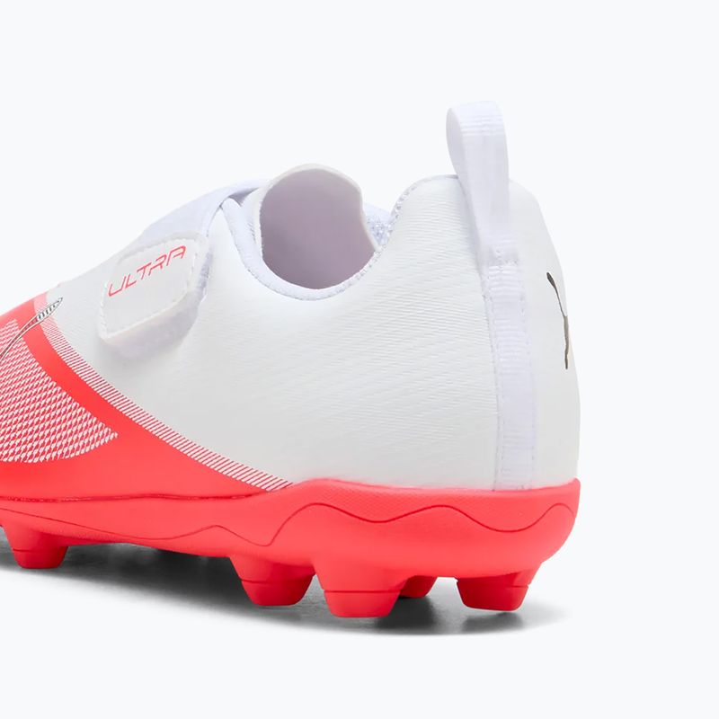 Încălțăminte de fotbal pentru copii PUMA Ultra 7 Play V FG/AG RB Jr ultra red/puma black/puma white 6