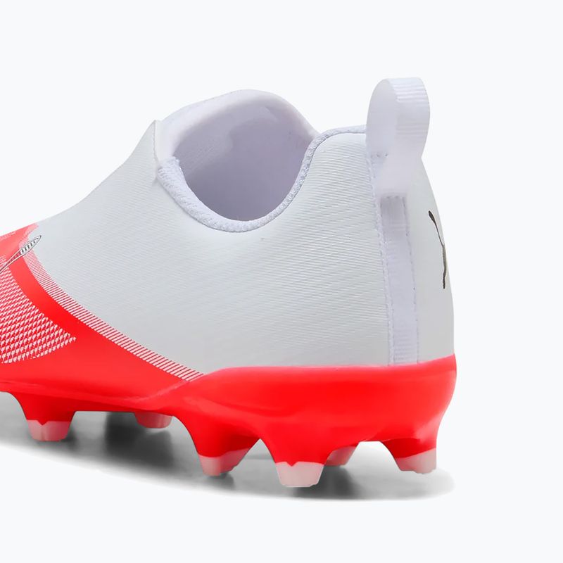 Încălțăminte de fotbal pentru copii Puma Ultra 7 Play LL FG/AG Jr Ultra Red/Puma Black/Puma White 6