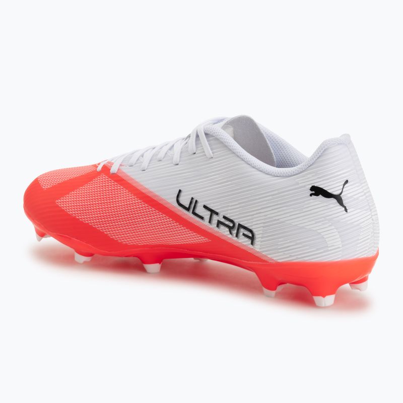Încățăminte de fotbal PUMA Ultra 7 Play FG/AG ultra red/puma black/puma white 3