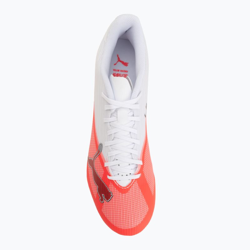 Încățăminte de fotbal PUMA Ultra 7 Play FG/AG ultra red/puma black/puma white 5