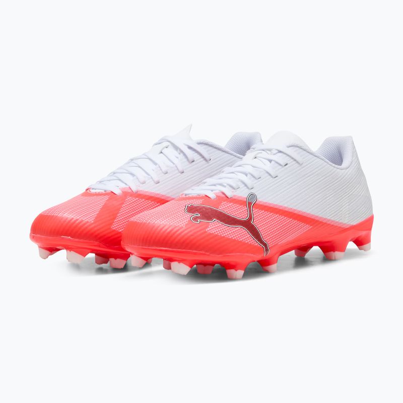 Încățăminte de fotbal PUMA Ultra 7 Play FG/AG ultra red/puma black/puma white 3