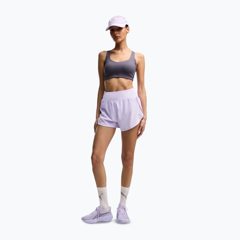 Pantaloni scurți de alergare pentru femei PUMA Dream Run 3" DryCELL light lavender 2
