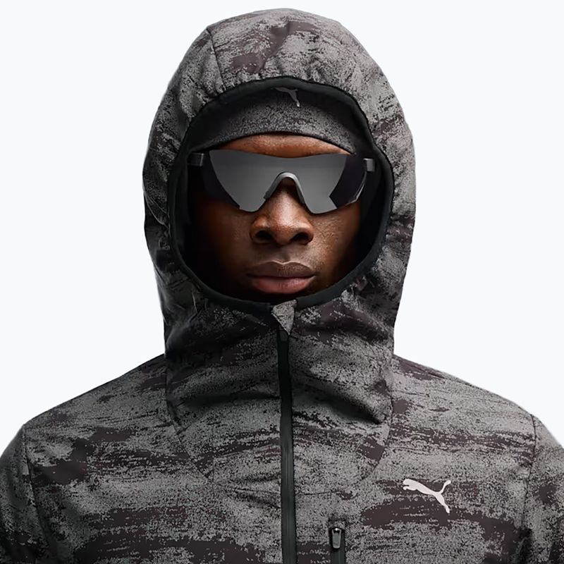 Geacă de alergare pentru bărbați PUMA Run Brightstride AOP Primaloft puma black 4