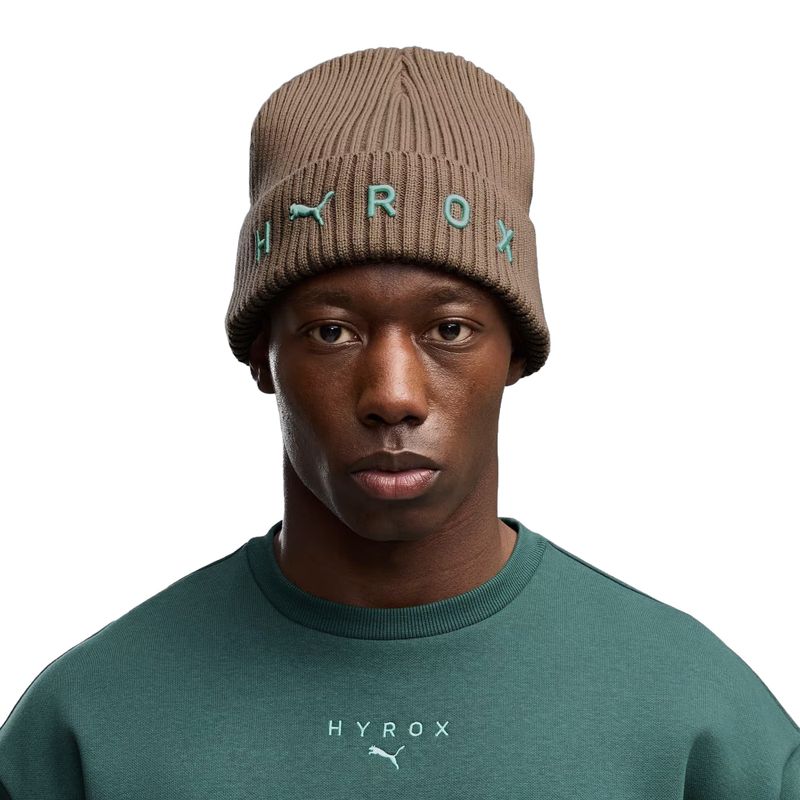 Căciulă de iarnă PUMA x HYROX Mid Crown Beanie gri șoarece 4