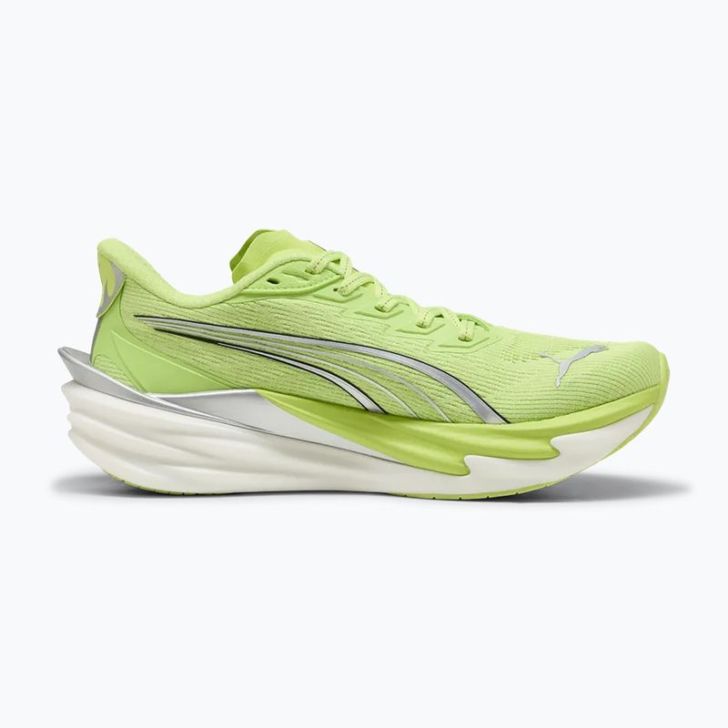 Încălțăminte de alergare pentru femei PUMA Deviate Nitro 4 sunny lime/puma silver 2