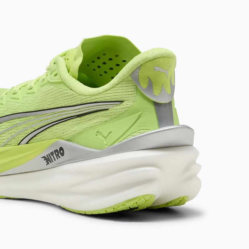 Încălțăminte de alergare pentru femei PUMA Deviate Nitro 4 sunny lime/puma silver 5