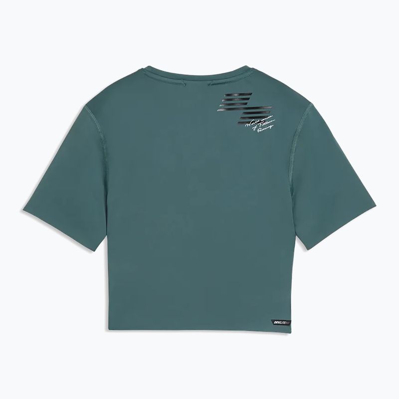 Tricou de antrenament pentru femei Puma Hyrox Pwrmode Crop herb garden 5