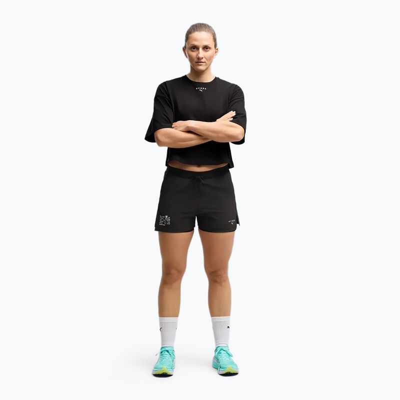 Pantaloni scurți de antrenament pentru femei PUMA x HYROX 3" 2în1 negri 2