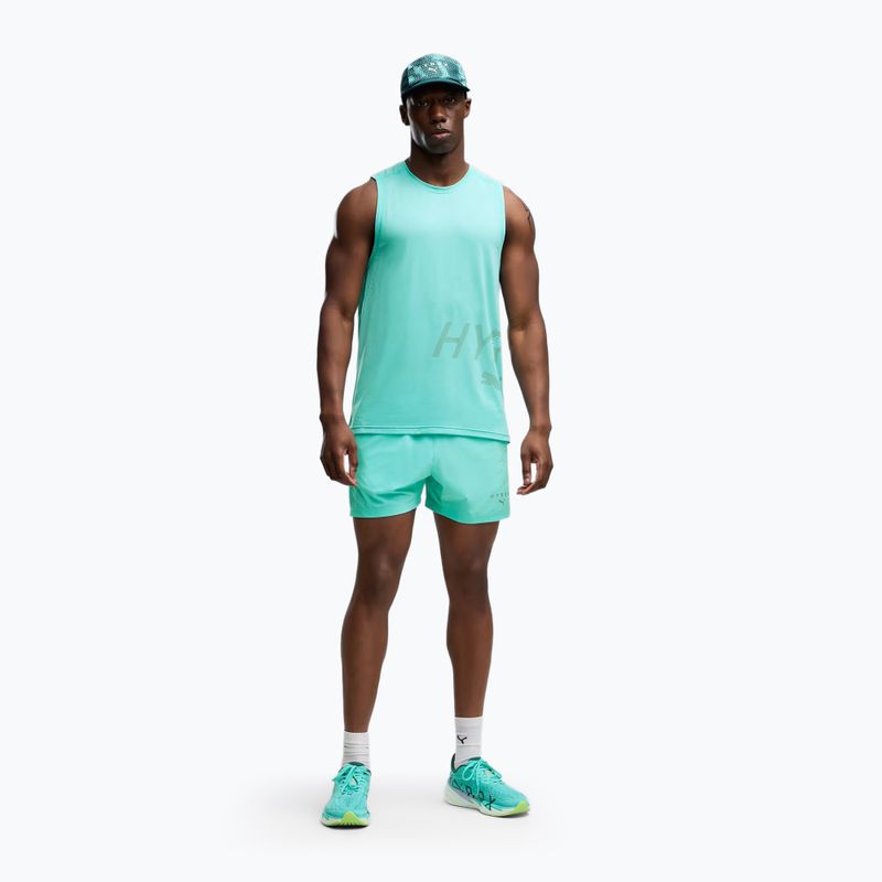 Tricou de antrenament bărbați Puma Hyrx Pwrmode Training Tank intense turquise 2