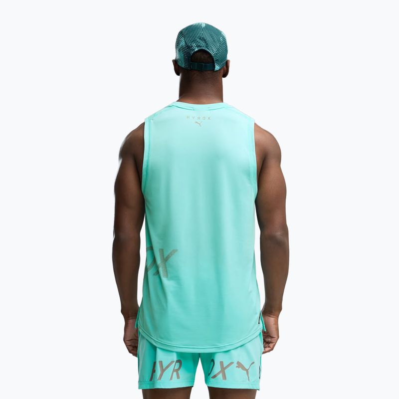 Tricou de antrenament bărbați Puma Hyrx Pwrmode Training Tank intense turquise 3