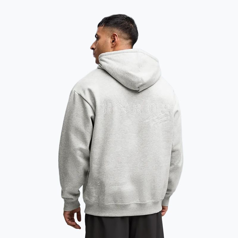 Bluză pentru bărbați Puma Hyrox Heavyweight Hoodie light grey 3