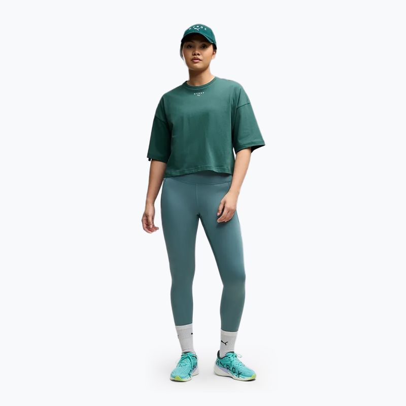 Tricou de antrenament damă PUMA x HYROX Cropped Lifestyle herb garden 2