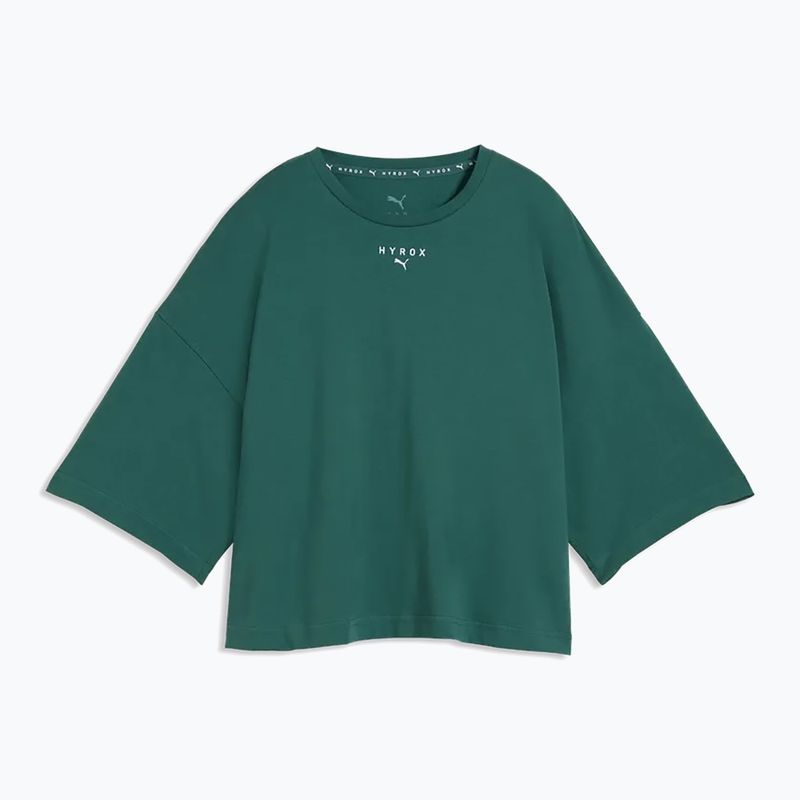 Tricou de antrenament damă PUMA x HYROX Cropped Lifestyle herb garden 4