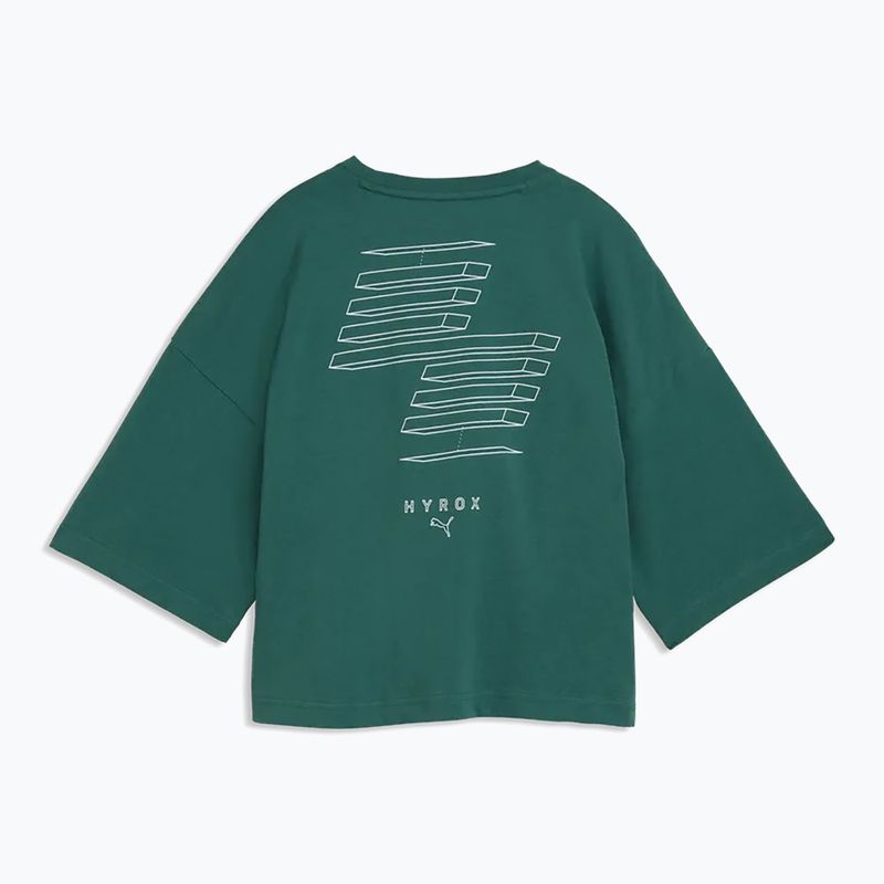 Tricou de antrenament pentru femei Puma Hyrox Cropped Lifestyle herb garden 5