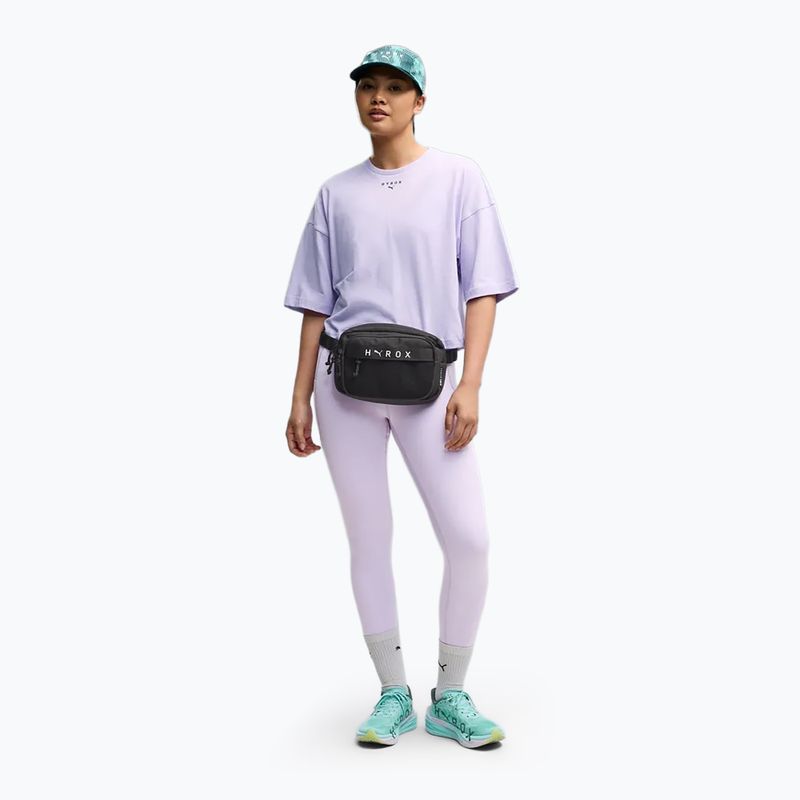 Tricou de antrenament damă PUMA x HYROX Cropped Lifestyle violet deschis 2