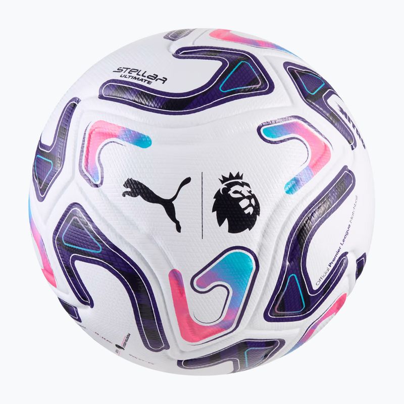 Minge de fotbal PUMA Stellar Nitro Ultimate PL Reactivity puma white/red/purple/blue/pink