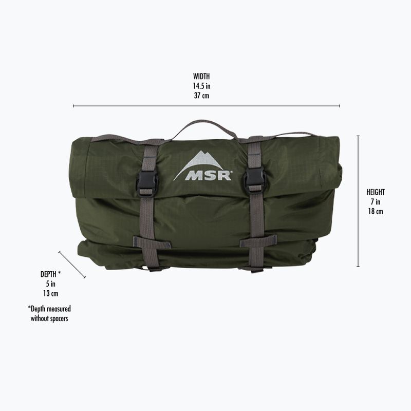 MSR Hubba Hubba Bikepack 2 persoane cort de trekking verde 16