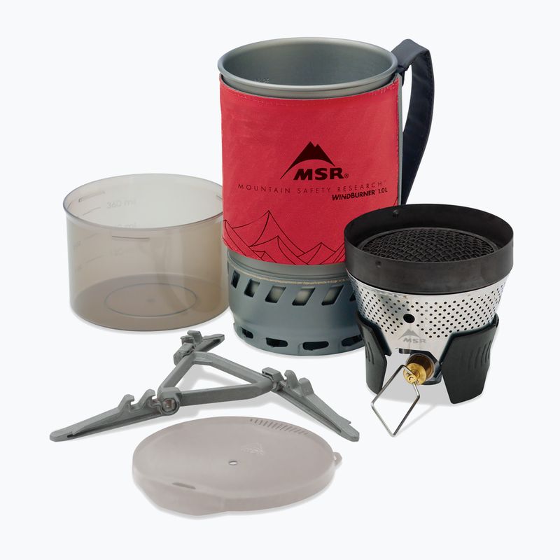 MSR WindBurner Personal Stove System 1.0 roșu 2