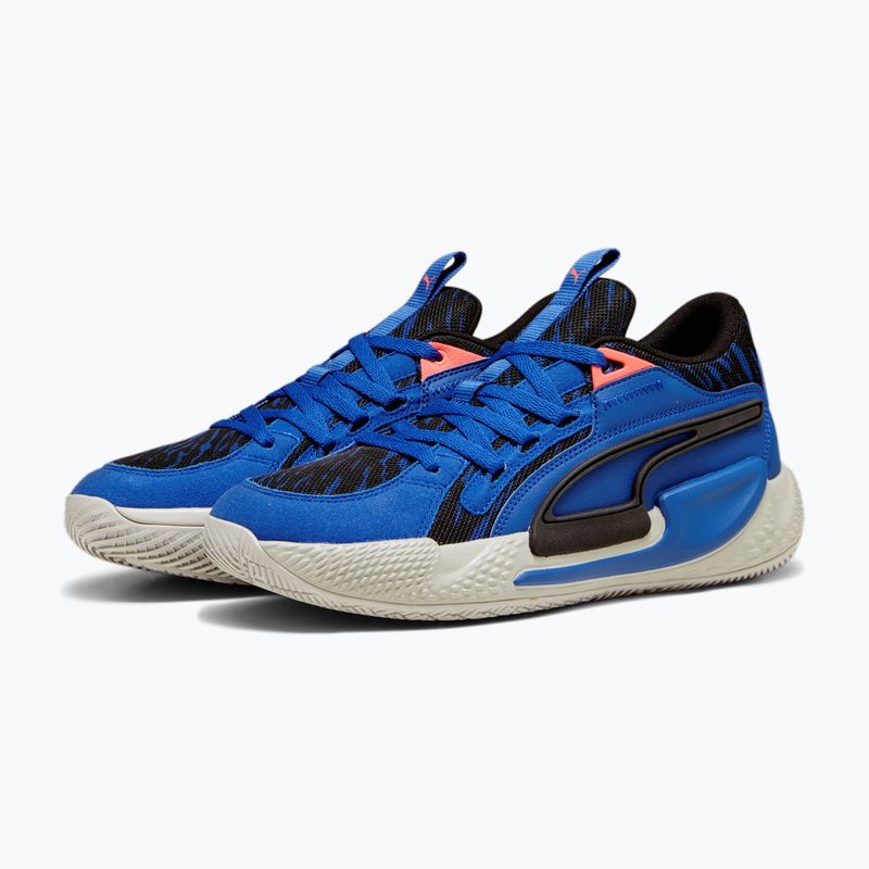 Pantofi de baschet pentru bărbați PUMA Court Rider Chaos Clydes Closet clyde royal/harbor mist/puma negru/fire orchid 9