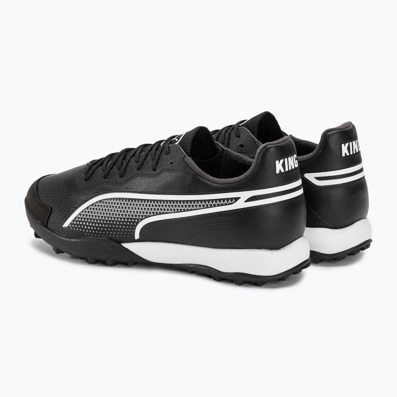 Ghete de fotbal pentru bărbați PUMA King Pro TT puma negru/puma alb 3