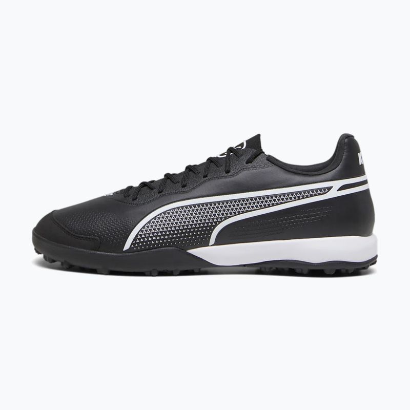 Ghete de fotbal pentru bărbați PUMA King Pro TT puma negru/puma alb 11