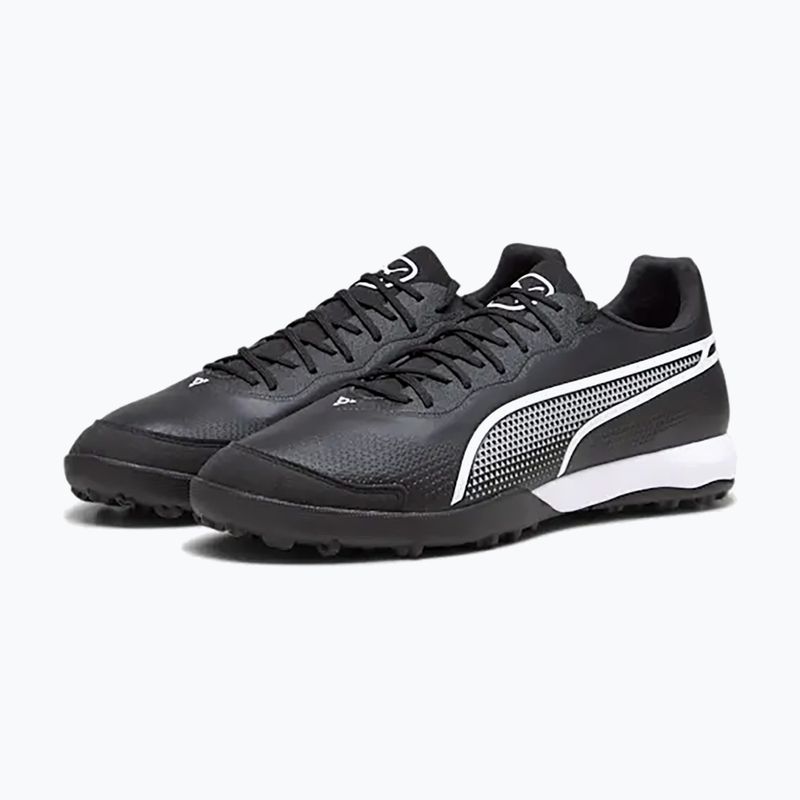 Ghete de fotbal pentru bărbați PUMA King Pro TT puma negru/puma alb 13