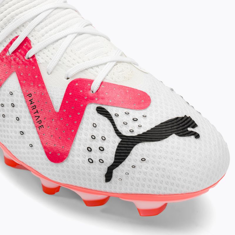 Cizme de fotbal pentru bărbați PUMA Future Pro FG/AG puma alb/puma negru/fire orchid 9