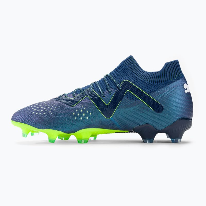 PUMA Ultimate FG/AG cizme de fotbal pentru bărbați albastru persan/alb/puma alb/pro verde 10