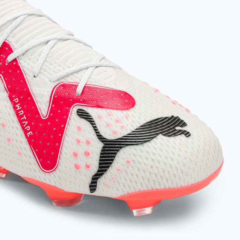 PUMA Ultimate FG/AG ghete de fotbal pentru bărbați puma alb/puma negru/fire orchid 7