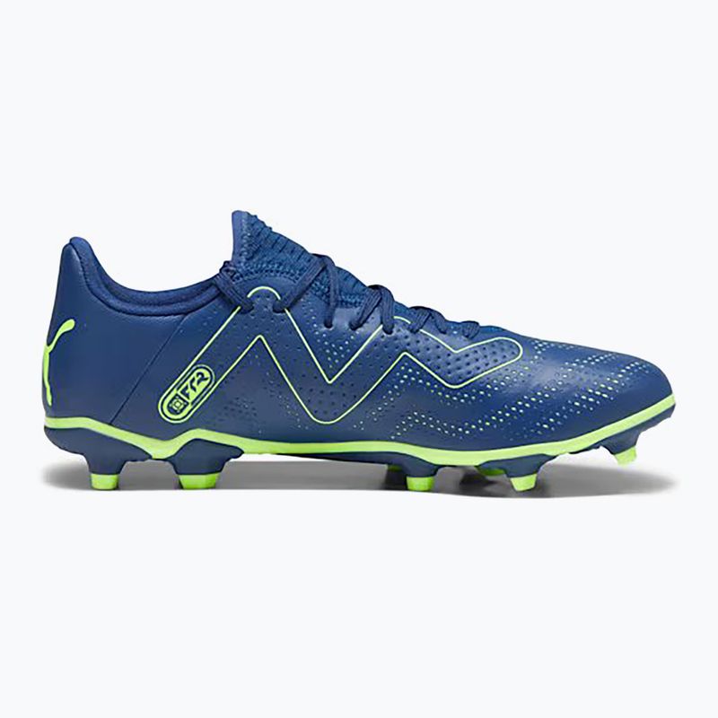 PUMA Future Play FG/AG ghete de fotbal pentru bărbați albastru persan/pro verde