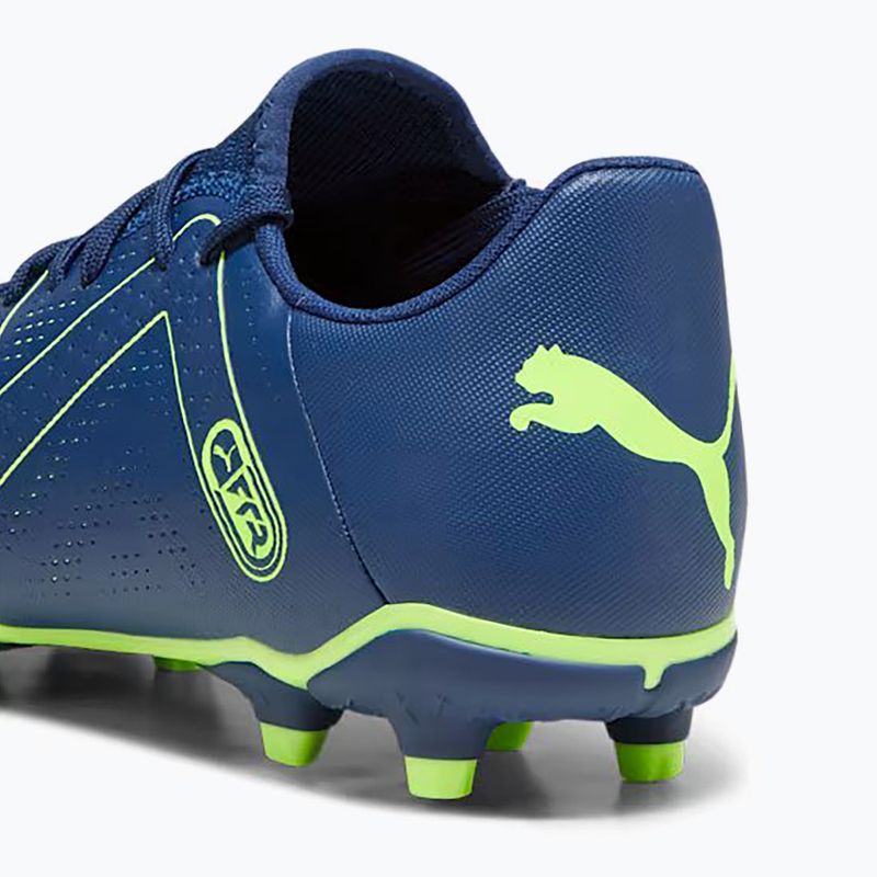 PUMA Future Play FG/AG ghete de fotbal pentru bărbați albastru persan/pro verde