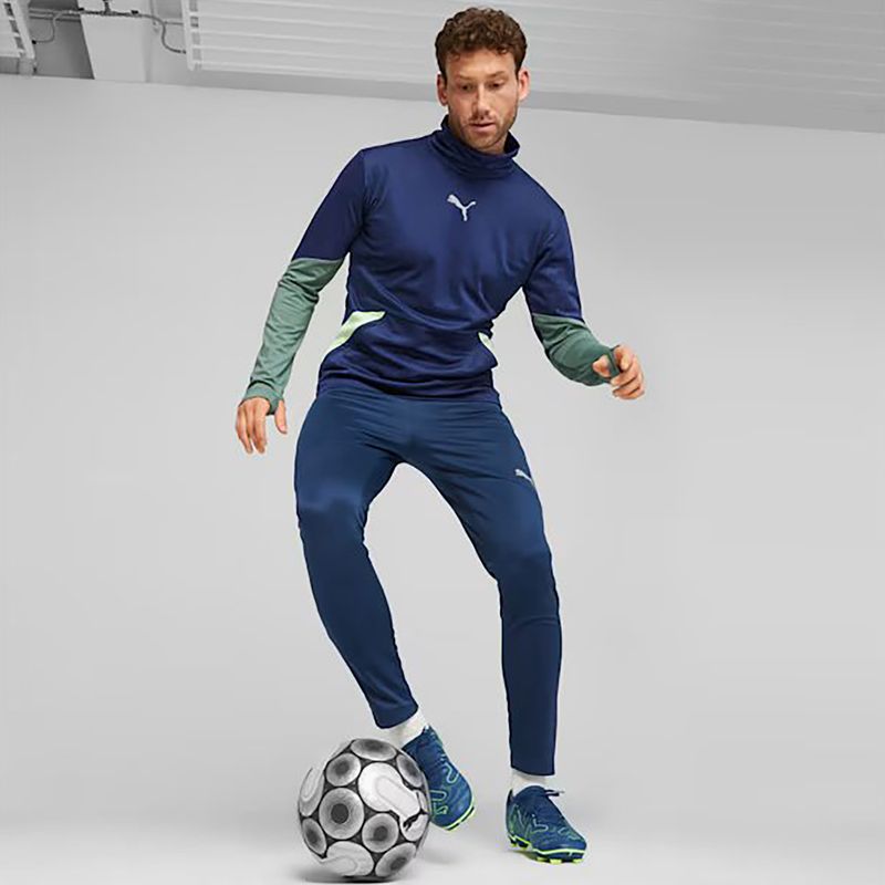 PUMA Future Play FG/AG ghete de fotbal pentru bărbați albastru persan/pro verde