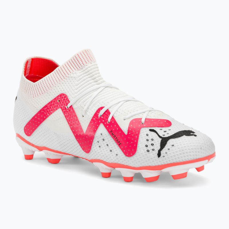 PUMA Future Pro FG/AG Jr ghete de fotbal pentru copii puma alb/puma negru/fire orchid