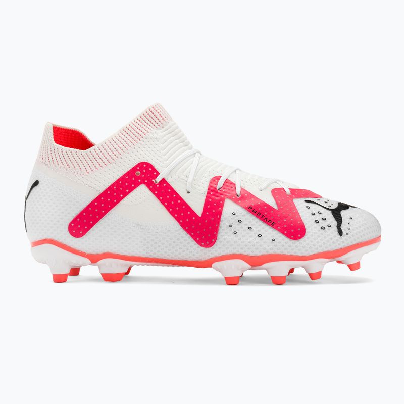 PUMA Future Pro FG/AG Jr ghete de fotbal pentru copii puma alb/puma negru/fire orchid 2