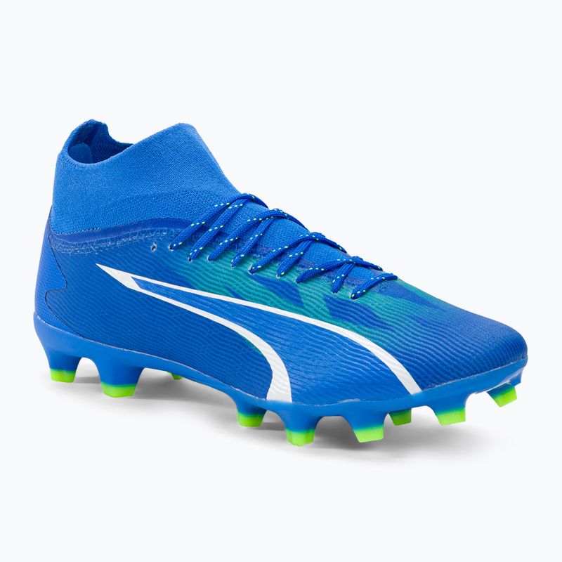 PUMA Ultra Pro FG/AG ghete de fotbal pentru bărbați ultra blue/puma white/pro green