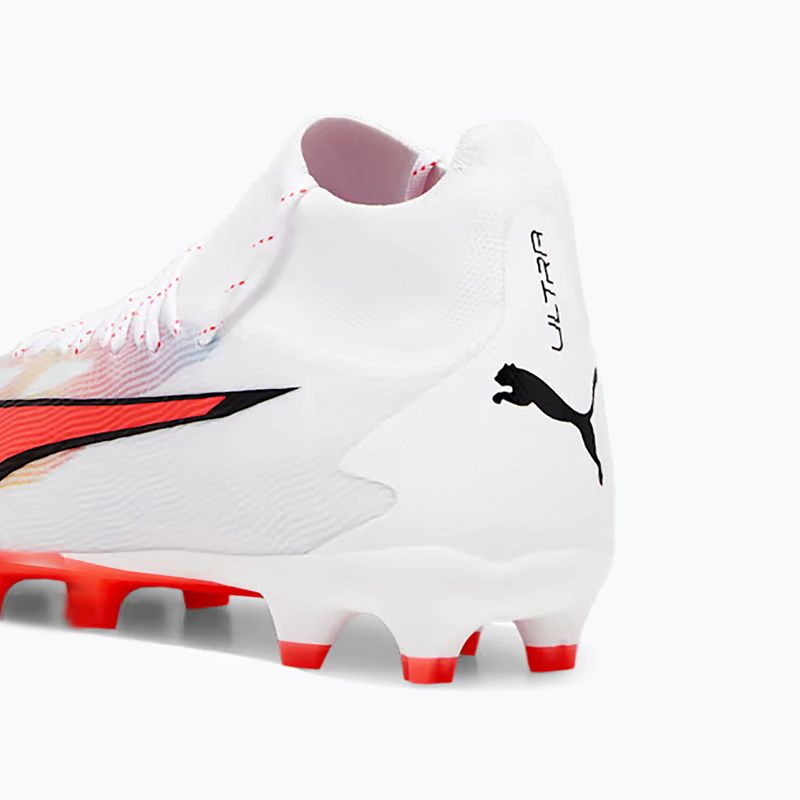 Cizme de fotbal pentru bărbați PUMA Ultra Pro FG/AG puma alb/puma negru/fire orchid 13