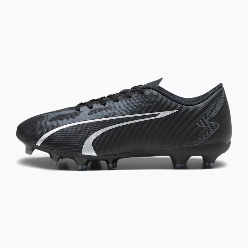 Cizme de fotbal pentru bărbați PUMA Ultra Play FG/AG puma negru/asfalt