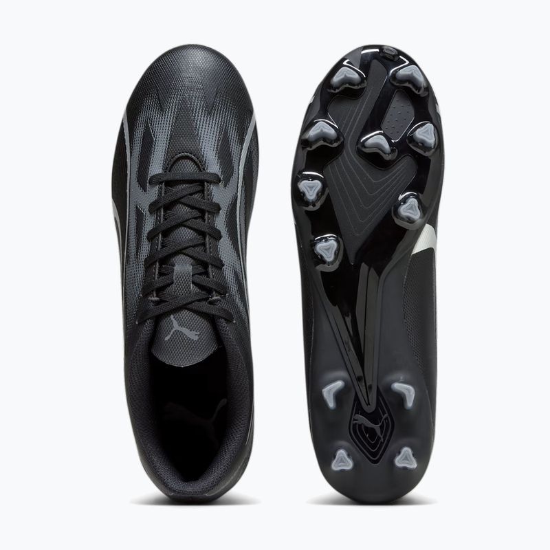 Cizme de fotbal pentru bărbați PUMA Ultra Play FG/AG puma negru/asfalt