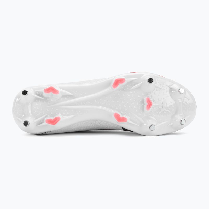 Cizme de fotbal PUMA Ultra Match MXSG pentru bărbați puma alb/puma negru/fire orchid 5