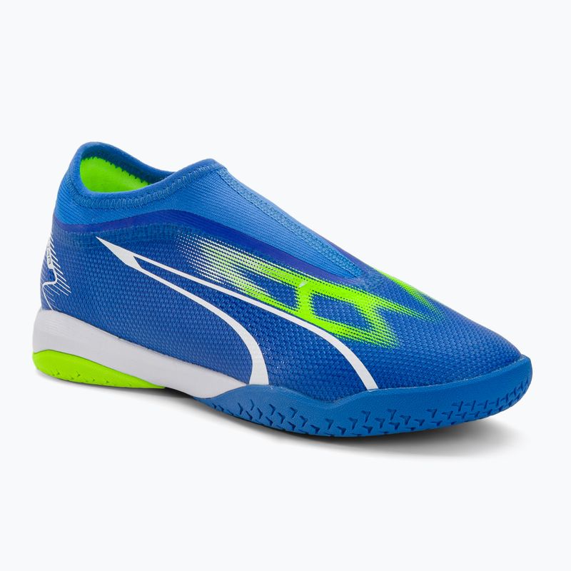 PUMA Ultra Match LL IT + Mid Jr ghete de fotbal pentru copii ultra blue/puma white/pro green