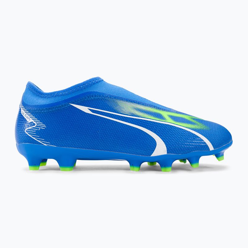 PUMA Ultra Match Ll FG/AG Jr ghete de fotbal pentru copii ultra blue/puma white/pro green 2