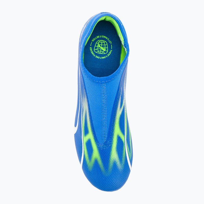 PUMA Ultra Match Ll FG/AG Jr ghete de fotbal pentru copii ultra blue/puma white/pro green 6