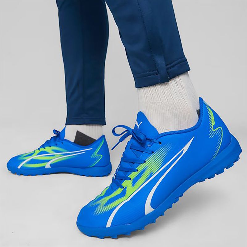 Ghete de fotbal pentru bărbați PUMA Ultra Play FG/AG ultra blue/puma white/pro green 13