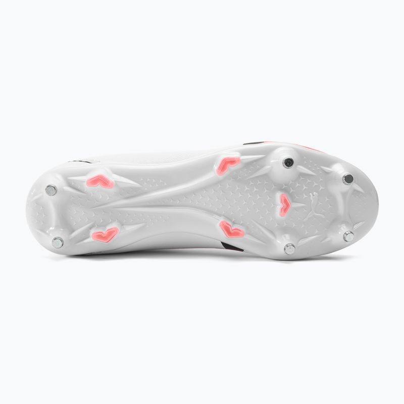 Cizme de fotbal PUMA Ultra Play MXSG pentru bărbați puma alb/puma negru/fire orchid