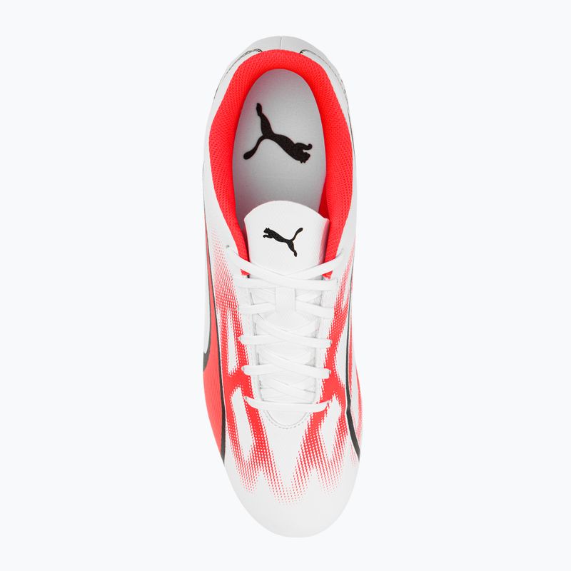 Cizme de fotbal PUMA Ultra Play MXSG pentru bărbați puma alb/puma negru/fire orchid